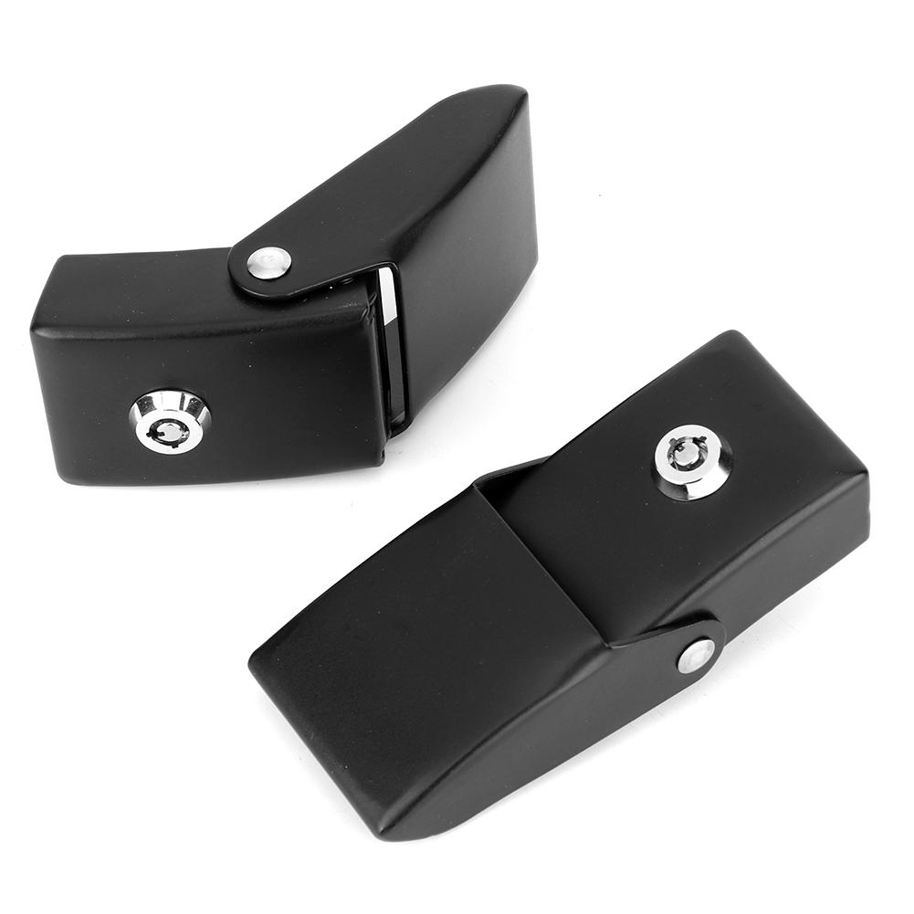 2 Stück Motorhaubenverriegelungen Verschlüsse Kits mit Schlüssel Passend für Jeep Wrangler 2007 2017