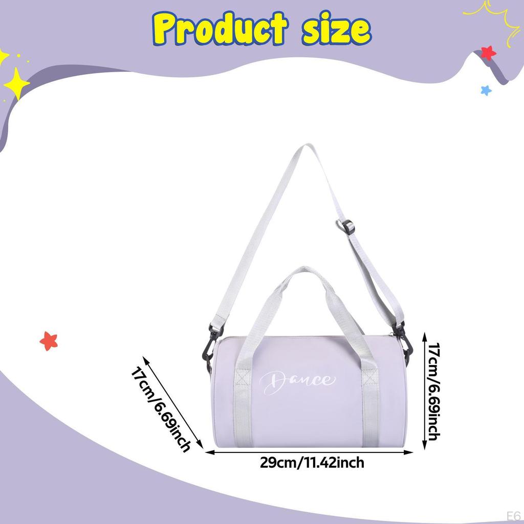 Taneční taška pro dívky s popruhem Duffle Gym Weekender Gymnastika