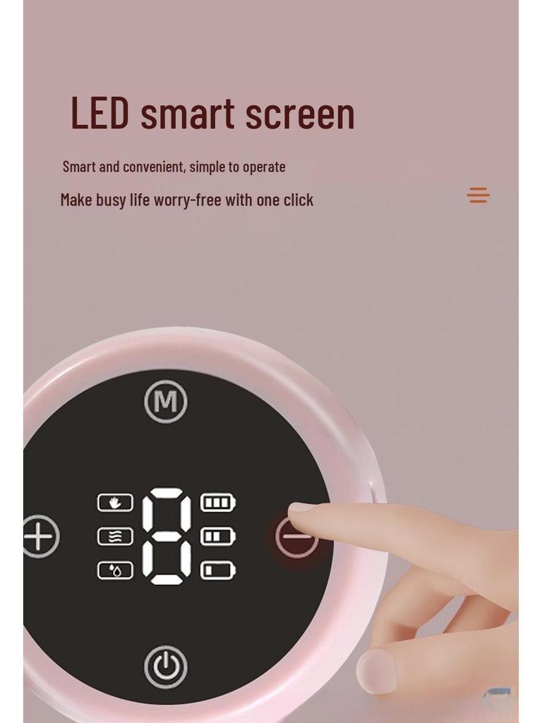Smart Electric Breast Pump: All-in-One, Silent, Painless, Large Suction, Milk Collector & Postpartum Massager