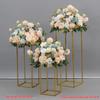 Simulated Silk Floral Arrangement: Round Flower Ball for Aisle, Table, or Wedding Stage Decoration.