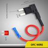 FT2-10 10 Pack 12V Car Add-a-Circuit Fuse Tap Adapter Mini ATS Blade Automotive Fuse Holder with 10pcs 10A, 20A Fuses