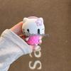 Cartoon Pink Kitty Silicone Magsafe Magnetic Phone Holder with Air Cushion