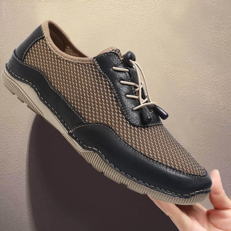 22 summer mesh shoes comfortable breathable casual shoes sports mesh hollow single shoes 38