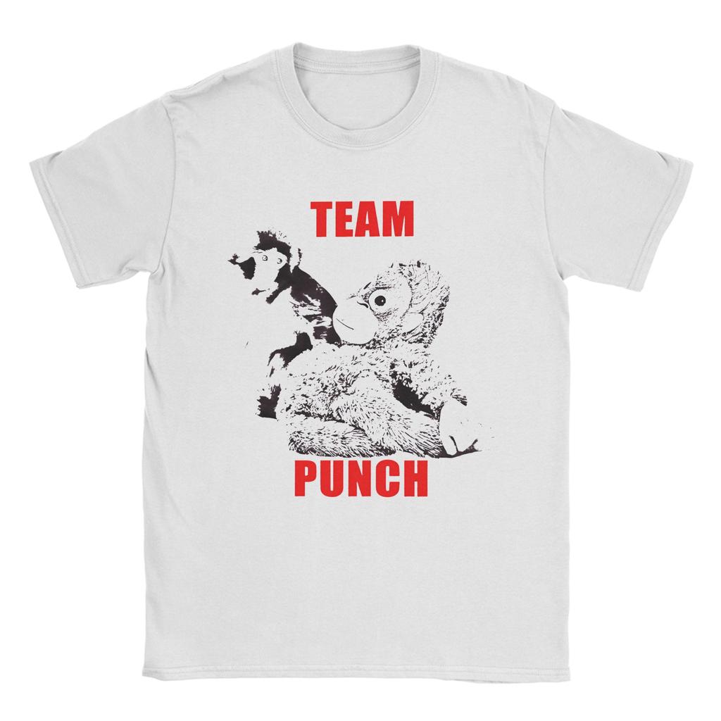 Punch Monkey T Shirt for Unisex Cotton Funny TShirts O Neck Tees Short Sleeve Clothes Summer