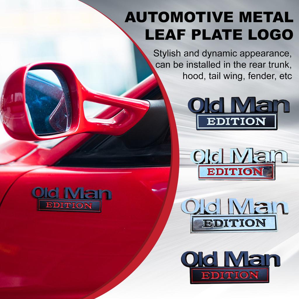 ძველი ვერსიის ემბლემა 3D ლითონის ემბლემა გვერდითი უკანა უკანა კარიბჭე ბამპერის დეკალი სახელწოდების ფირფიტა სტიკერი მანქანისთვის სატვირთოსთვის