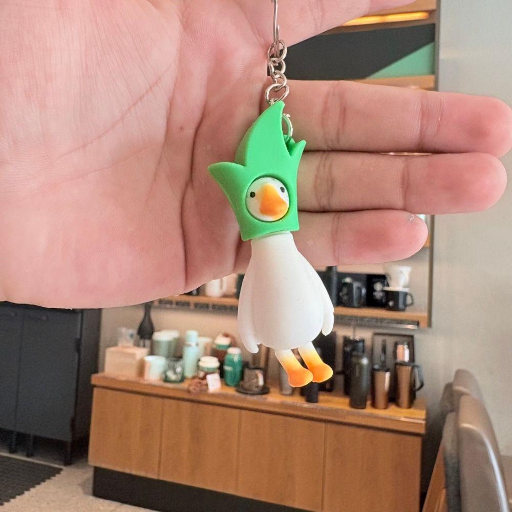 Cartoon Key Ring Personalised Duck Keychain Cute Animal Keychain Car Key Decoration