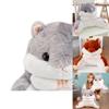 Cozy Hamster Lounger Back Pillow Plush Pp Cotton For Better Lumbar Support