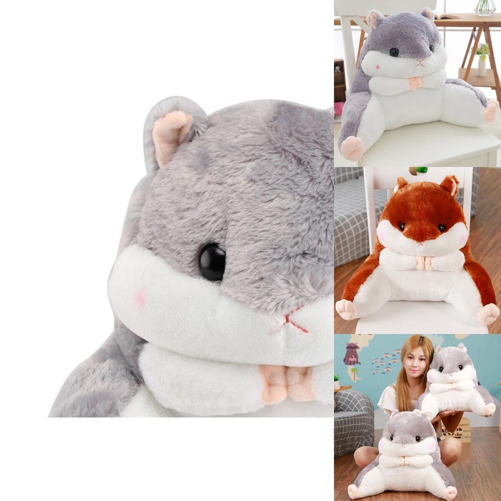 Cozy Hamster Lounger Back Pillow Plush Pp Cotton For Better Lumbar Support