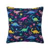 Wild Trex Dinosaur Roars Throw Pillow Case Living Room Decoration Cute Cushions Cover For Sofa Car Square Polyester Pillowcase