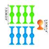 9PCS Soft Sticky Suction Dart Fidget Toy Family Interactive Game Pop Silicone Dart Toy Party Game Fingertip Decompression Toy