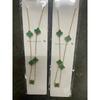 Four-leaf Clover Necklace Five-flower 18K Titanium Steel Fashionable and Versatile Temperament Senior Ladies Clavicle Chain