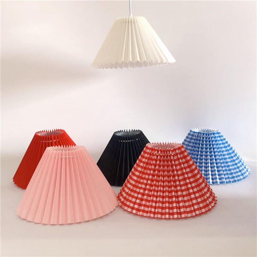 Modern Table Lamp Cover Washable Light Cover Home Decoration Pleated Lampshade  Floor Lamp