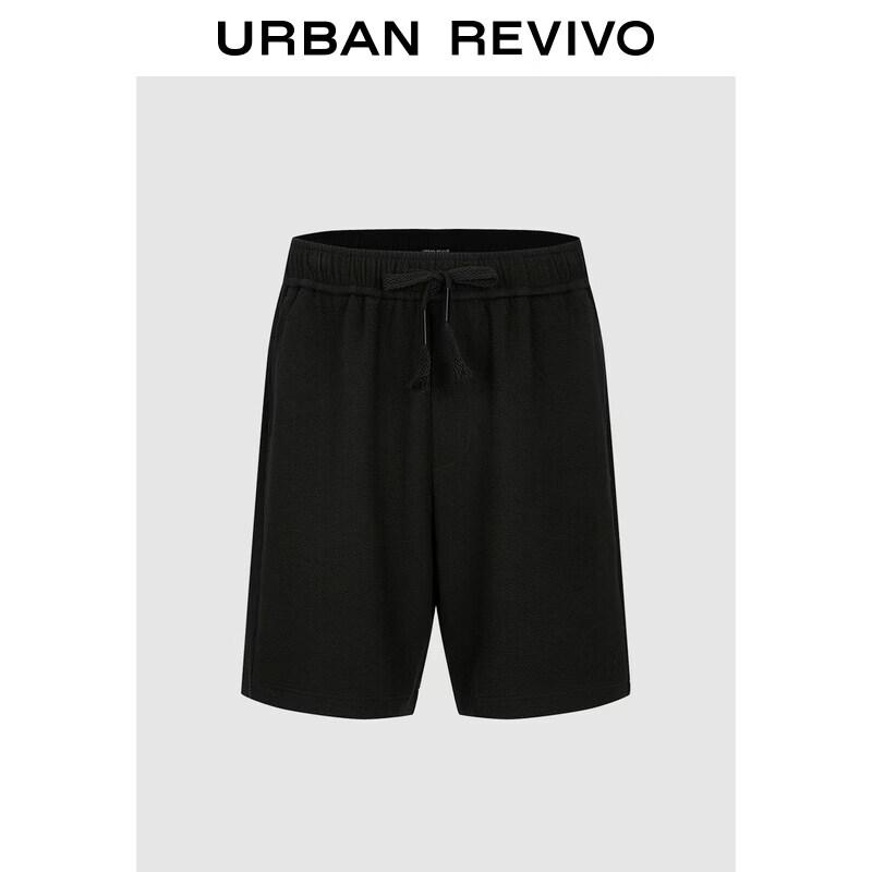 UR2026 Men s Casual Drawstring Shorts 29 чёрный