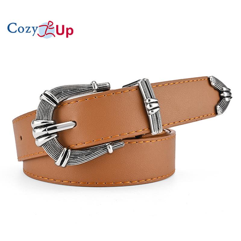 Damen Gürtel Mode All-Match Student Silber Dekogürtel Frauen