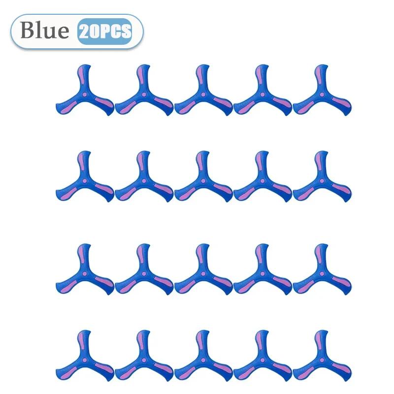 1-32PCS Tri-Blade Boomerang for Kids Outdoor Toys Safe Durable Flying Disc Family Fun Sport Game Parent-Child Interaction