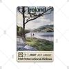 Irland Dublin Stadsvy Vintage Retro Metallplåt Skylt Dekorativ Tallrik för Hem Klubb Vägg Gåva