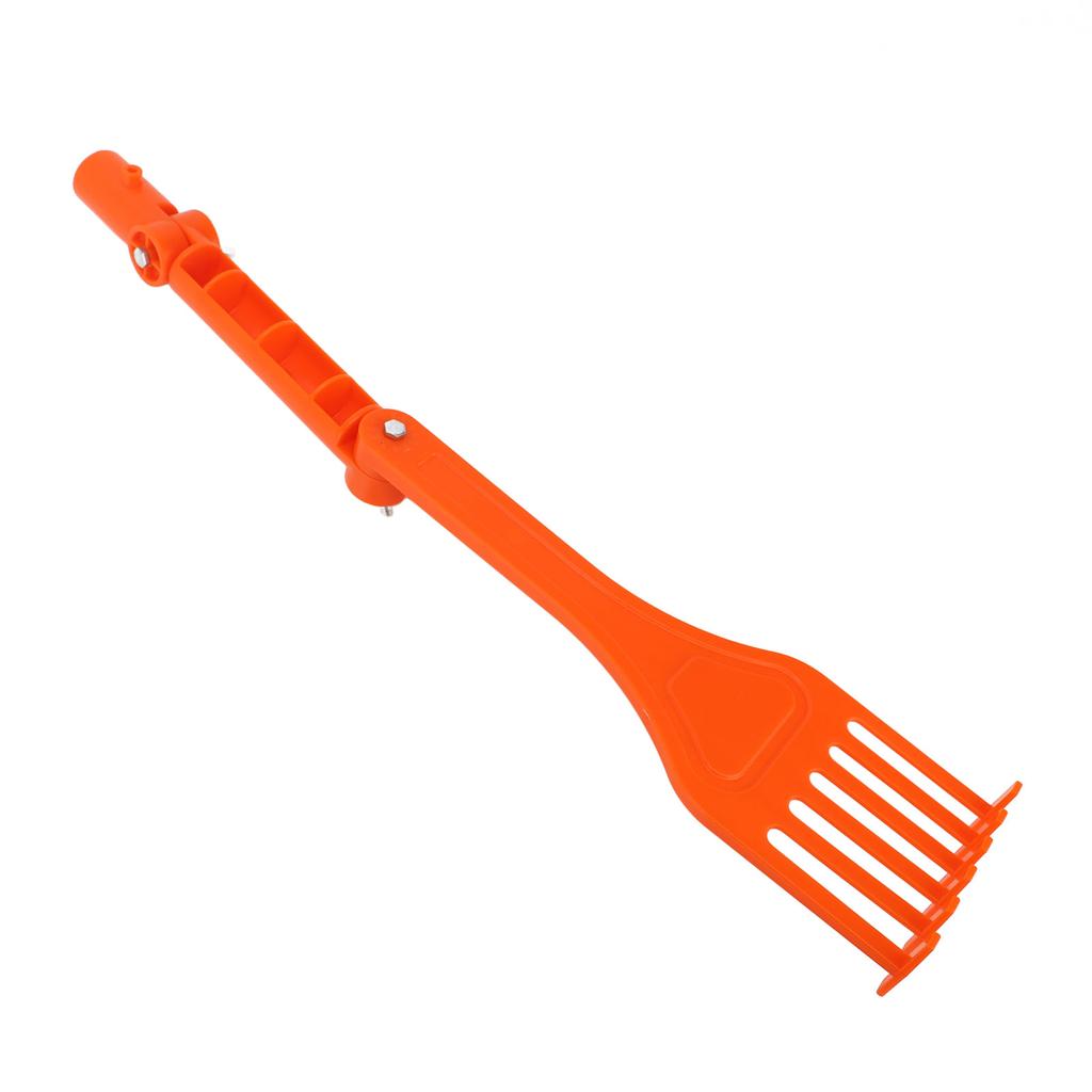 Hand Rake with Rotatable Handle ABS Small Leaves Rake Mini Garden Rake for Lawn Yard Flower Bed