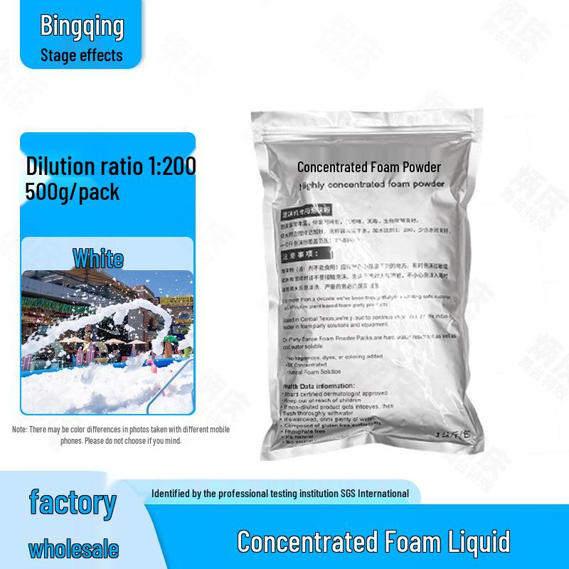 Concentrated Foam Powder for Universal Bubble Machines: Party, Pool, Kindergarten, Vertical Jet & Stage Use