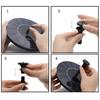 Solar Fountain Pump Floating Solar Panel Bird Baths Water Fountain with 6 Nozzles For Garden Outdoor Water Pool Pond Decor