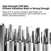 Multifunction Electric Screwdriver, Small Portable Cordless Power Screwdriver Set, Type-C Rechargeable Electric Screwdriver Set with 100   Bit