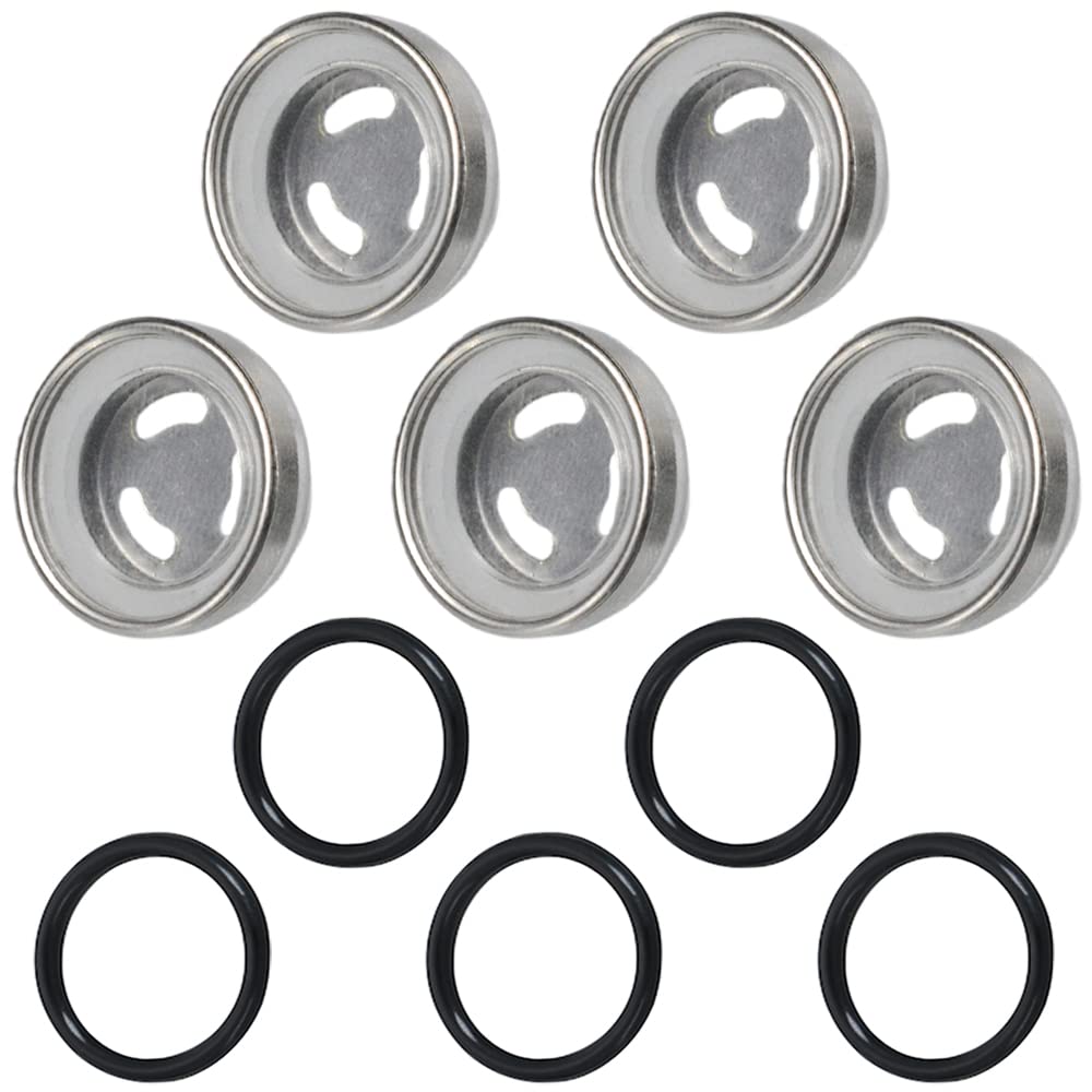 

TKY Главный цилиндр Окошко для проверки уровня тормозной жидкости Крышка смотрового окна Смотровое окно Уровень масла Мотоциклетный набор из 5 шт.