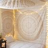 Large Golden Ombre Mandala Wall Tapestry Traditional Indian Hippie Room Decoration Oriental Artist Indian Bedroom Hanging