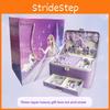 Frozen Elsa Jewelry Storage Box For Girls With Bead Organizer And Gift Set