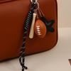 Cute Bag Pendant Keychain With Mini Camera 8 Ball Pendant Braided Strap For Handbags Backpacks Keys Decor