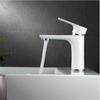 Pink Love Color Bathroom Sink Faucet hot and cold Crane Brass Basin Faucet White or black Sink Faucet Single Handle water tap