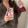 Cute Polka Dot Strawberry Magnetic Phone case for iPhone 17 Pro 13 14 15 16 Pro Max Fundas Cake Shake With Magsafe Cases For 17