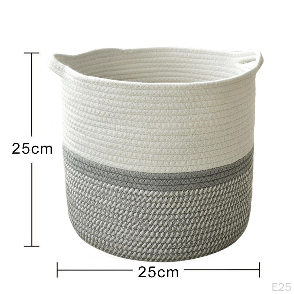 Rope Laundry Large Dirty Clothes Bag Storage Bucket Washing Basket for Diaper