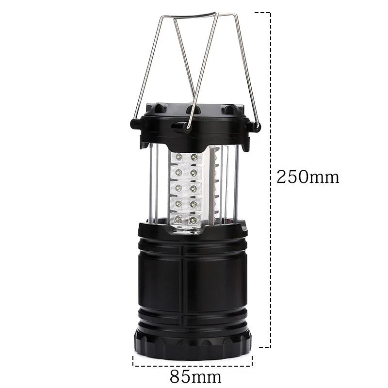 2 In 1 COB LED Portable Lantern Flashlight Foldable Impact Resistant Hiking Light Waterproof Camping Light