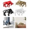 Bull Statue Resin Bull Sculpture for Table Centerpiece Fireplace Entryway