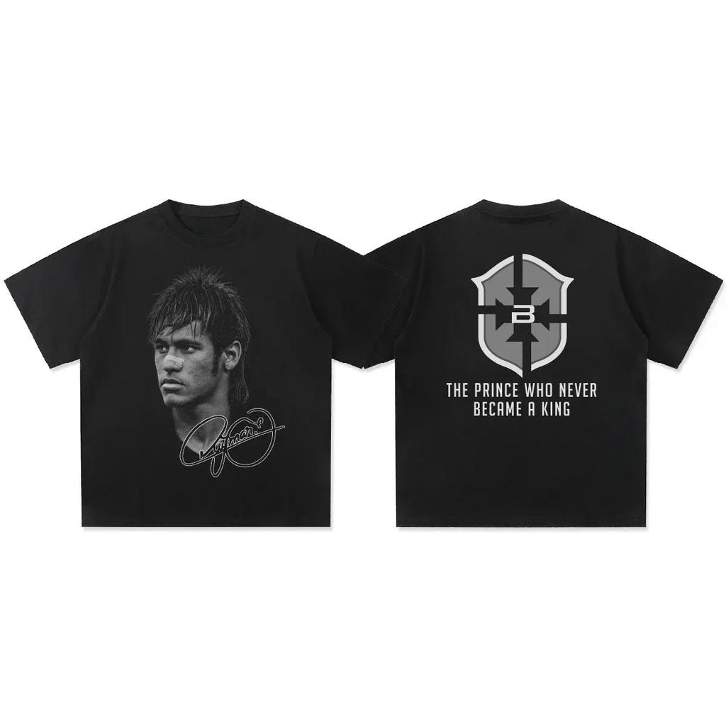 2026 Summer Cristiano Ronaldo Neymar Football Casual Tshirt Unisexs and Unisexs Luxury Brand Top