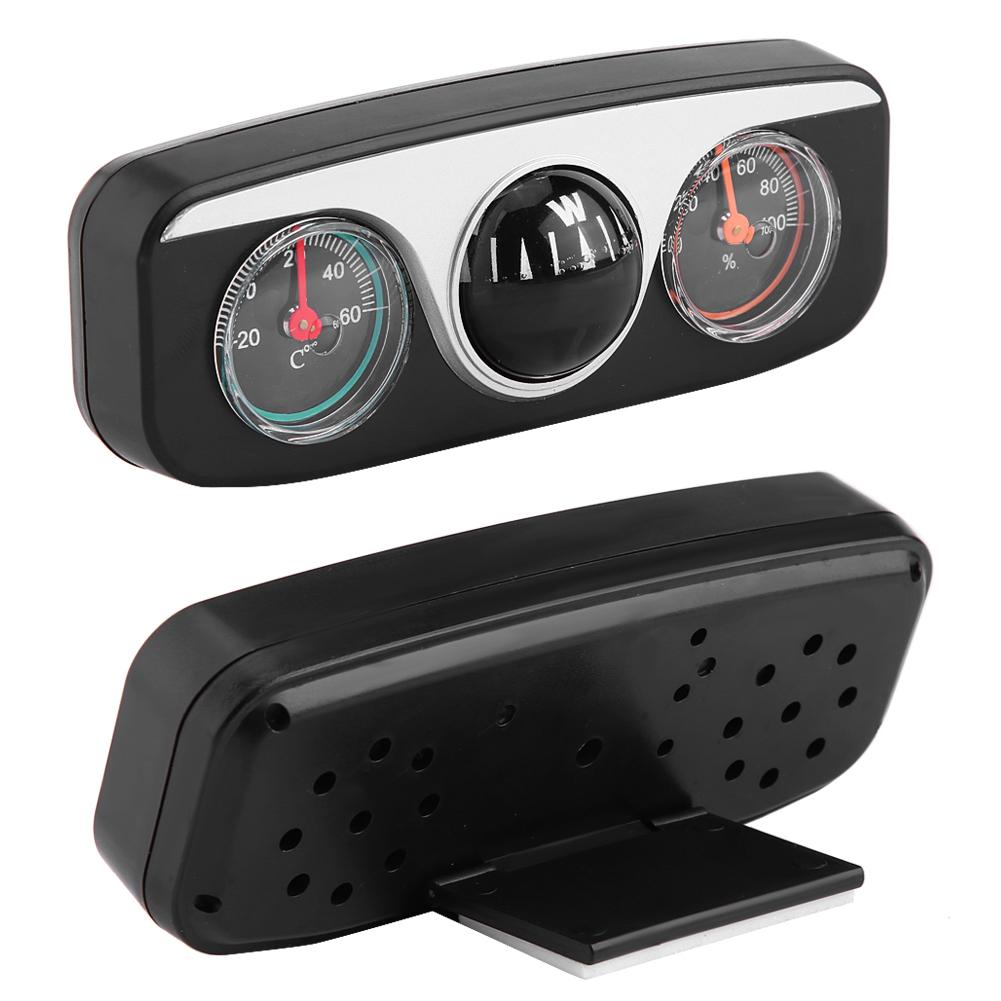 3 in 1 Car Truck Dash Mount Navigation Direction Compass Thermometer Hygrometer