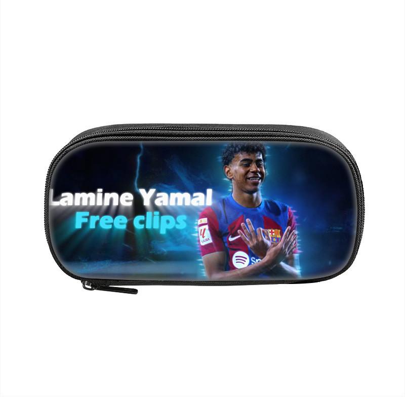 

Lamine Yamal Canvas Pencil Case With Waterproof And Scratchresistant Multilayer Storage For Students Style21