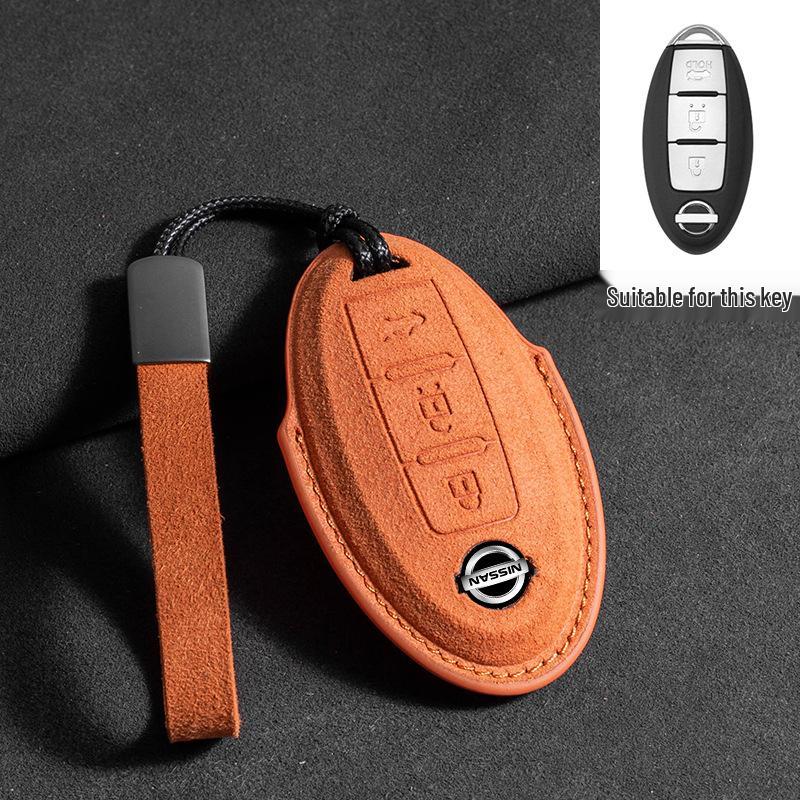 Nissan Car Key Cover for Altima, Sylphy (14th Gen), Qashqai, X-Trail, Tiida, Bluebird, Kicks, Tanlu, Loulan