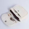 Mini Portable Canvas Coin And Card Holder, Simple Retro Headphone Bag, Simple Solid-Color Wallet And Card Storage Bag, Cute Smal