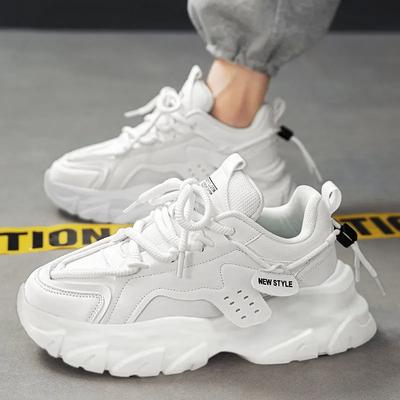 Men's Shoe Breathable Casual Sneakers Outdoor Running Four Seasons Thick Soled New Tennis Men Soft Soles Comfort Male Sneakers