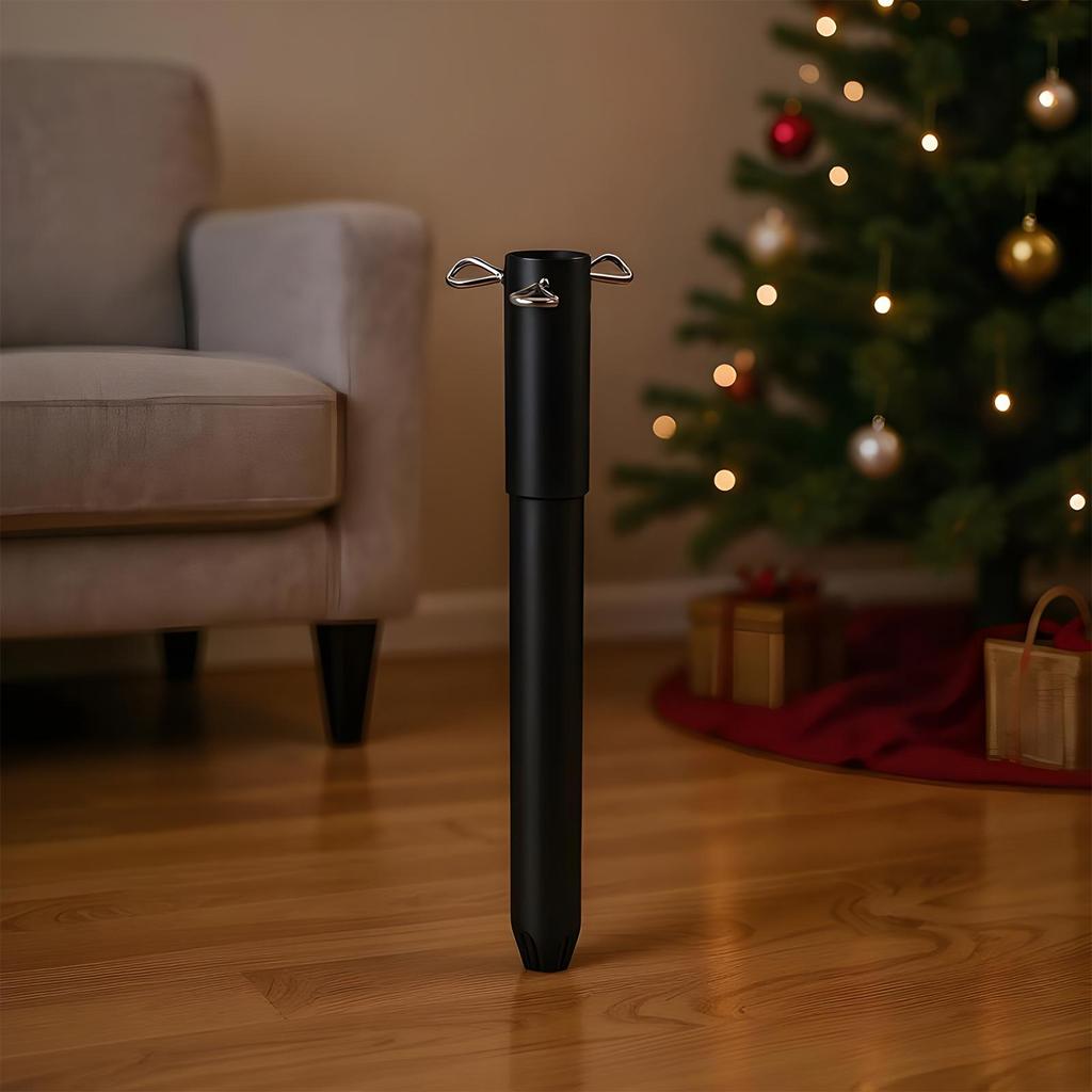 14.8-inch Iron Christmas Tree Height Extender For 0.5-1.25 Inch Tree Poles Christmas Tree Stand To Add Height 4.5 -7.5 Feet