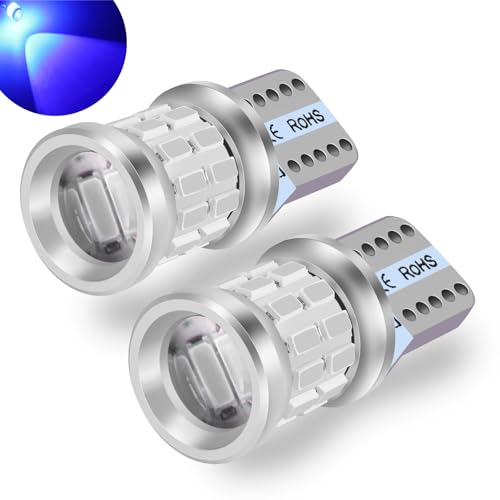 

XELORD T10 LED Синій Надяскравий Нова Лінза Концентрація 360° Всеспрямоване Освітлення W5W 194 168 LED Лампа 27 3014 LED Елементів Неполярний DC