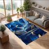 Erling Haaland Calcio Football Pattern Tappeto Morbido per Area Tappeto per Pavimento Interno Antiscivolo Tappetino Decorazione Sportiva per Camera da Letto