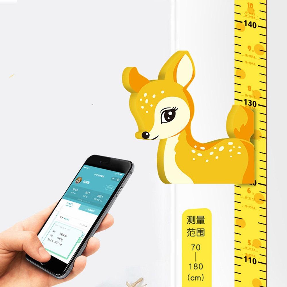

Movable Height Measuring Ruler Animal Magnetic Wall Sticker Cute 3D Height Wall Sticker for Kids Style 10