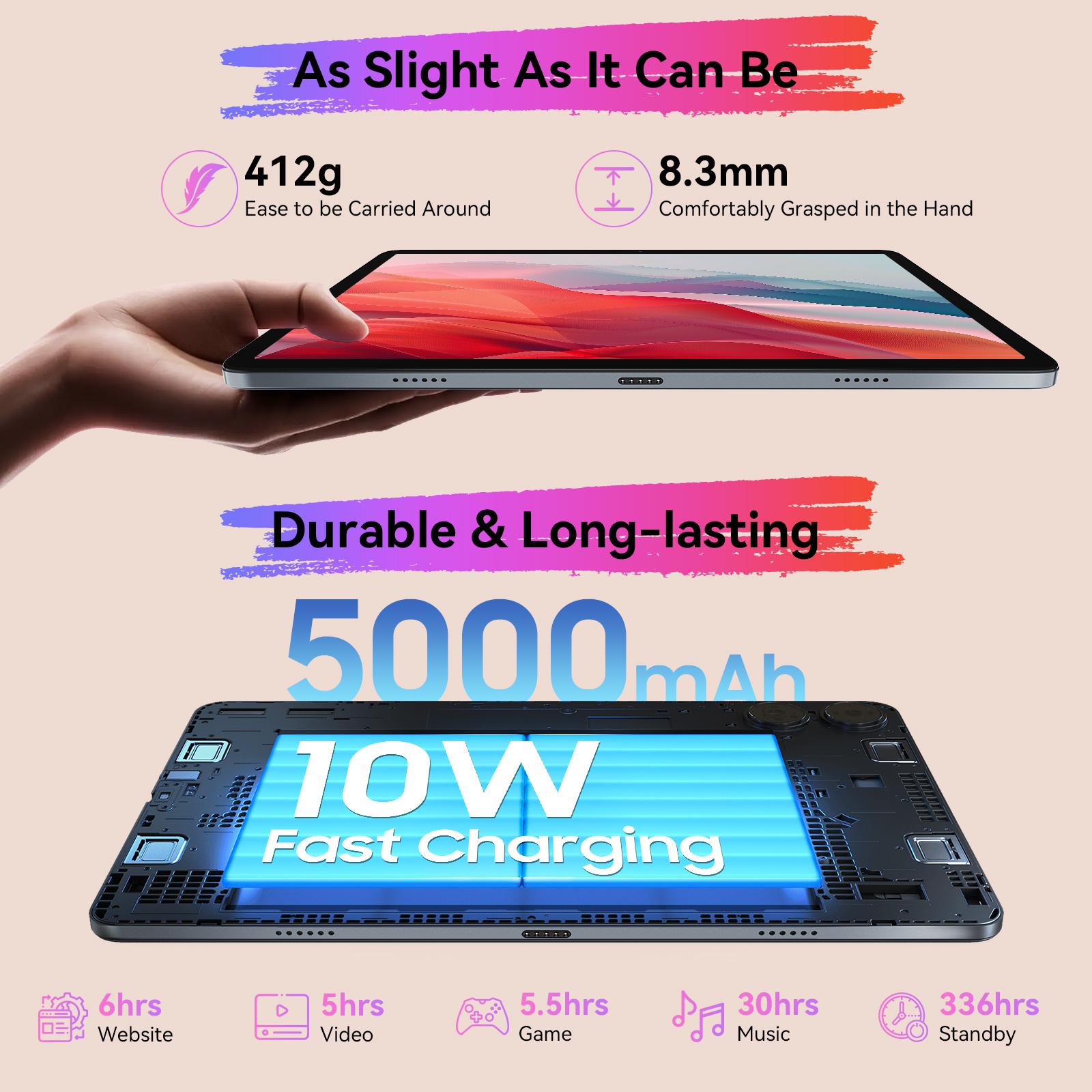 TABWEE T20 Android 15 24GB RAM 256GB ROM Tablet 10 Inches