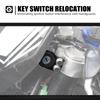 NICECNC Key Ignition Switch Relocation Bracket For Suzuki DRZ400SM DRZ 400 SM DRZ 400SM 2005-2024 6061 Aluminum CNC-machined