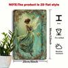 Metal Wall Poster Fairy Glowing Wings Vintage for Living Room