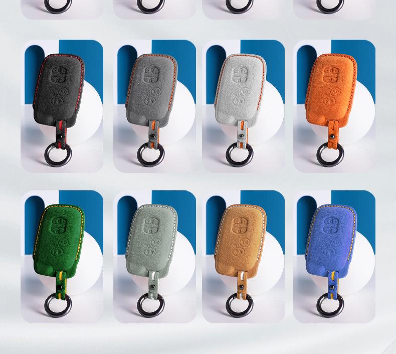 Lexus ES300H/ES350/RX270 Alcantara Wildleder 3D Schlüsseltasche