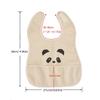 Animal Pattern Baby Feeding Bib Cartoon Bear Baby Drooling Bibs EVA Rabbit Saliva Towel Burp Apron Baby Eating Artifact