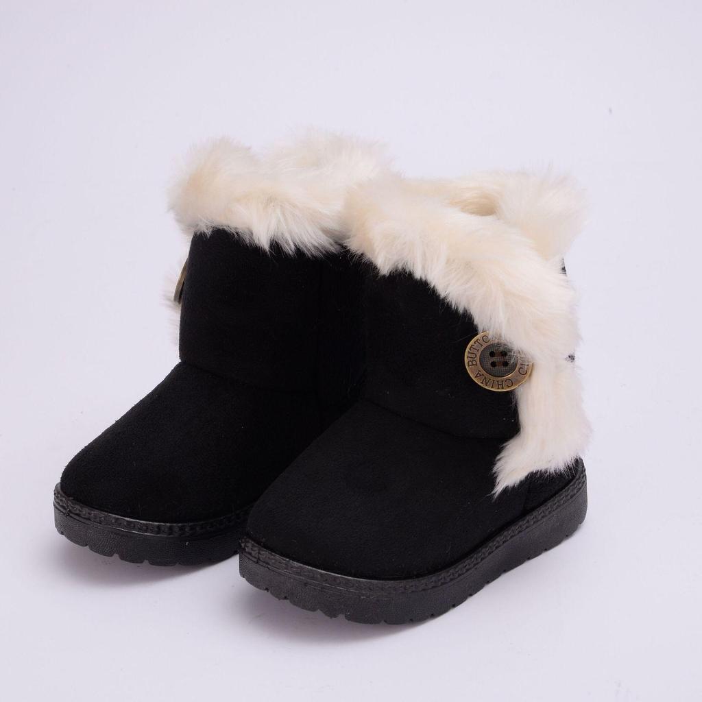 Cross-Border Kids' Snow Boots - Thick, Warm Cotton Boots