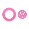 ABS Plastic Car Steering Wheel Emblem Trim Sticker For Volkswagen VW Golf Passat Bora Jetta Tiguan CC Scirocco Lavida SantanaAL3